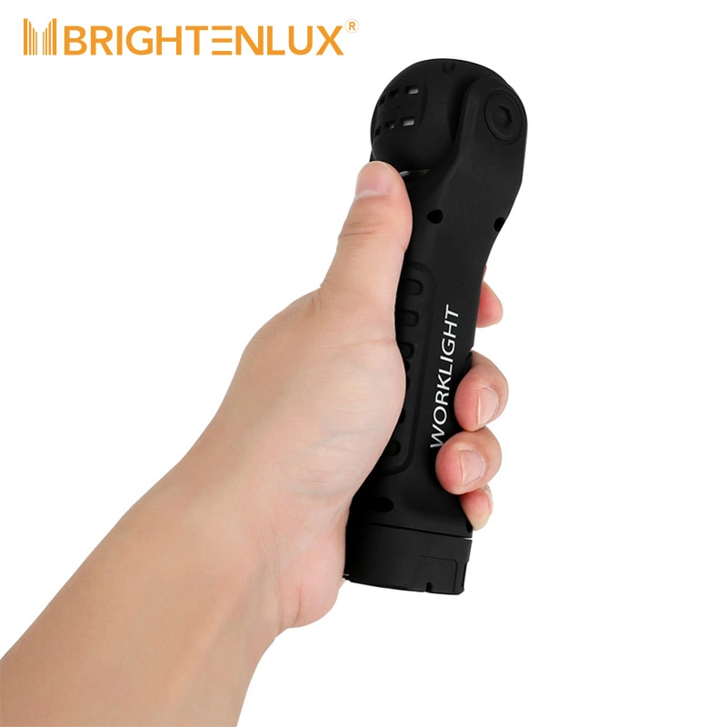 Brightenlux 360 Degree Multifunction 7 Modes Type-C Rechargeable Battery Mini LED COB XPE Handle Work Light