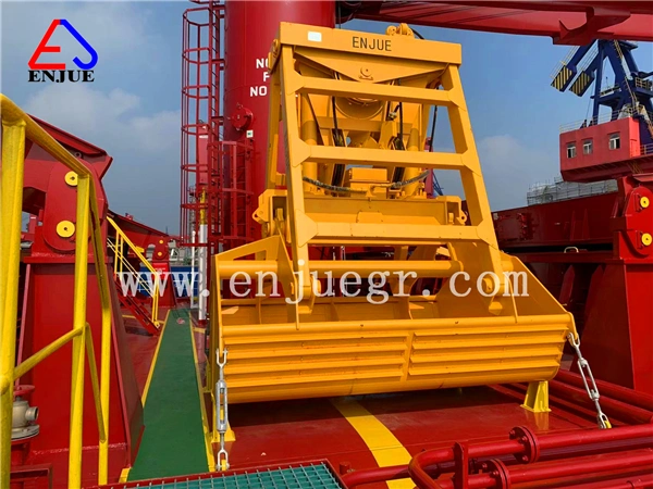 8/10/12/15cbm Enjue Marine Ship Use Wireless Remote Control Clamshell Grab Bucket for Coal Fertilizer Grain with Leakproof Lip