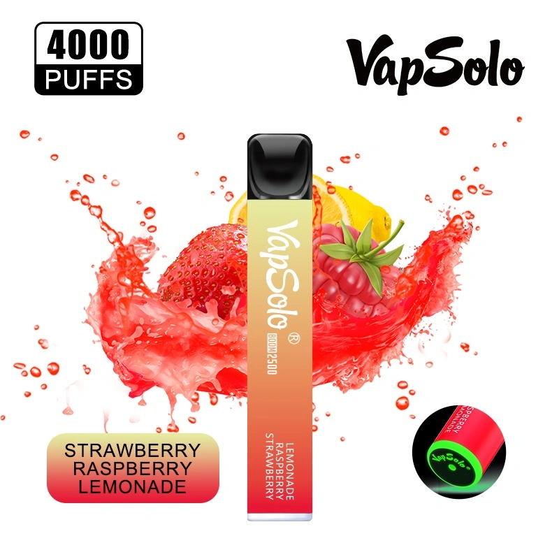 Vapsolo Boom 4000 Puffs 8ml E Liquid Vaporizer Pen desechable E cigarrillos E Hookah Cargador
