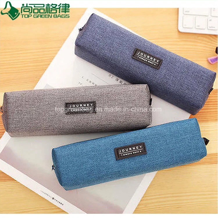 Durable Pencil Bag Canvas Pencil Pouch Popular School & Office Pencil Cases