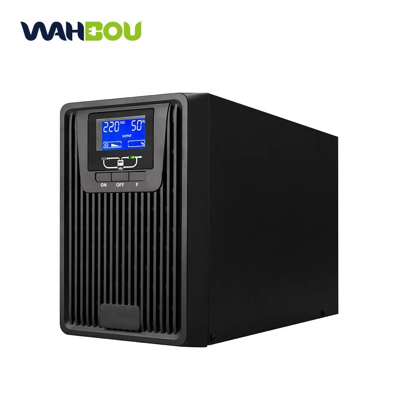 Batterie intégrée 900VA UPS Monophasé 220V Alimentation non interruptible Wahbou UPS