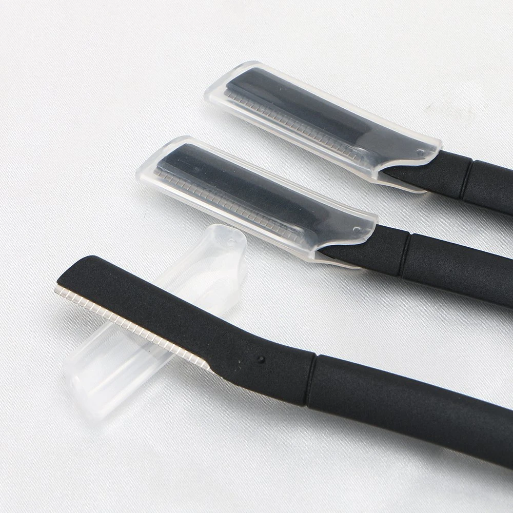 Free Sample Eyebrow Razor Private Label Black Women Eyebrow Razor Set