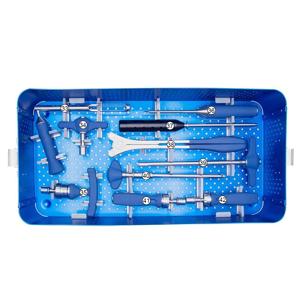 Orthopedic Surgical Equipment Series Spine Surgery Spinal 5.5 System Pedicle Screw Instrument Tools Set