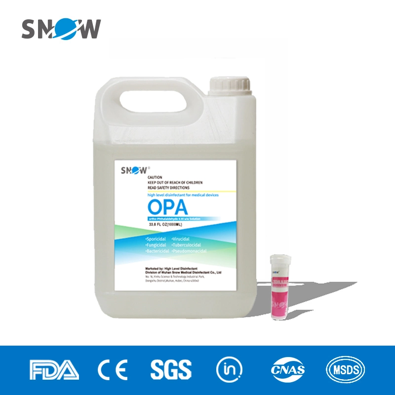 Fabricado en China 0,55 Opa Ortho phthalaldehído solución desinfectante para Dispositivos médicos