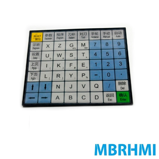 Custom Manufacture Waterproof Membrane Touch Keyboard Lexan Thin Film Switch