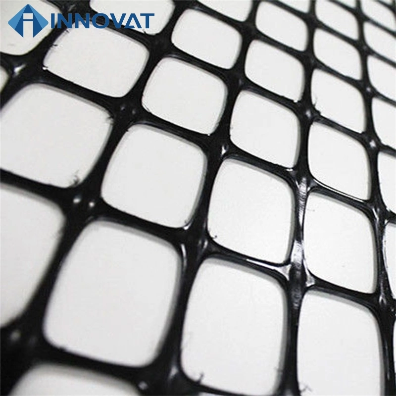 Biaxial Geogrid PP Biaxial Extruido Geogrid para refuerzo de carreteras plástico Malla Biaxial Geogrid tierra Productos plástico PP Geogrid biaxial Precio por carretera