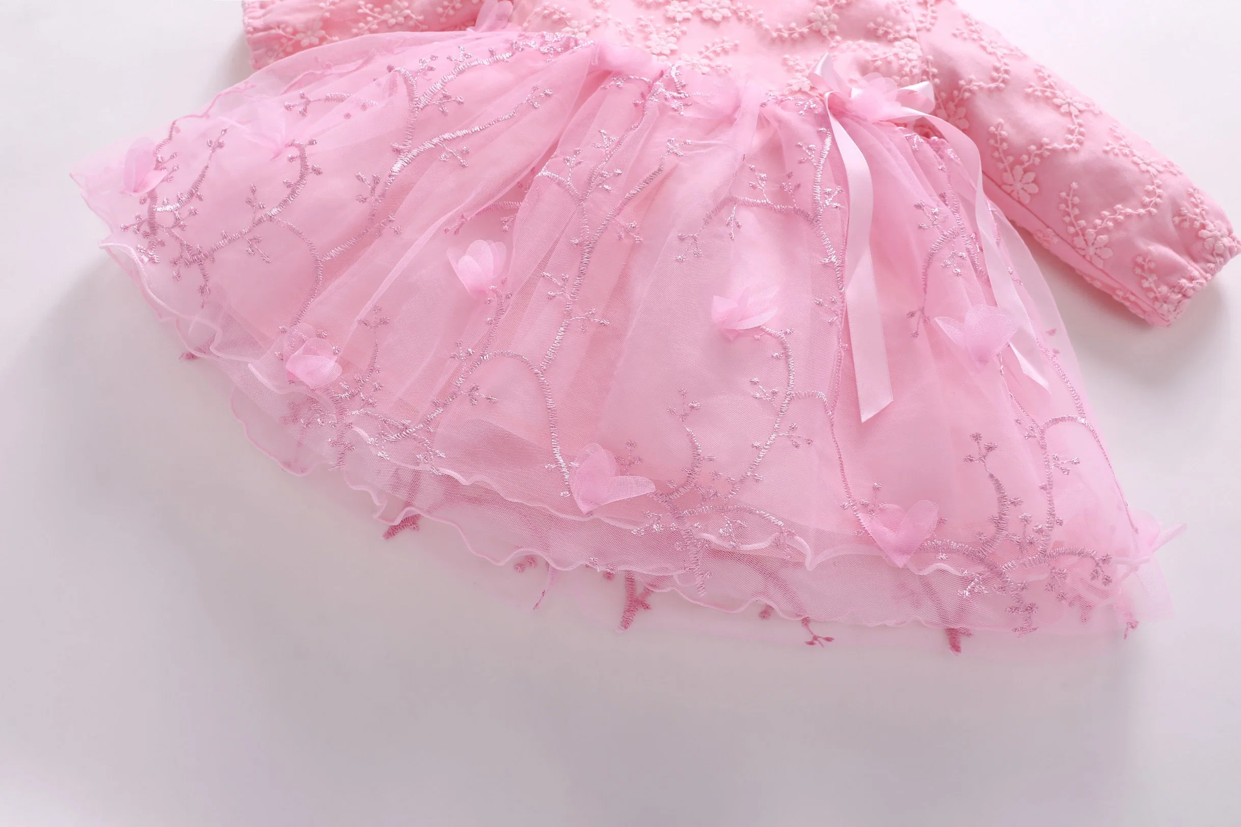 Free Sample Wholesale/Supplier Baby Clothes Beautiful Kids Wear Fashion Apparel Evening Gowns Wedding Little Girl Dress