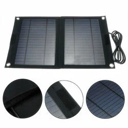 25W Portable Solar Panel Foldable Mobile Phone Battery Car RV Outdoor