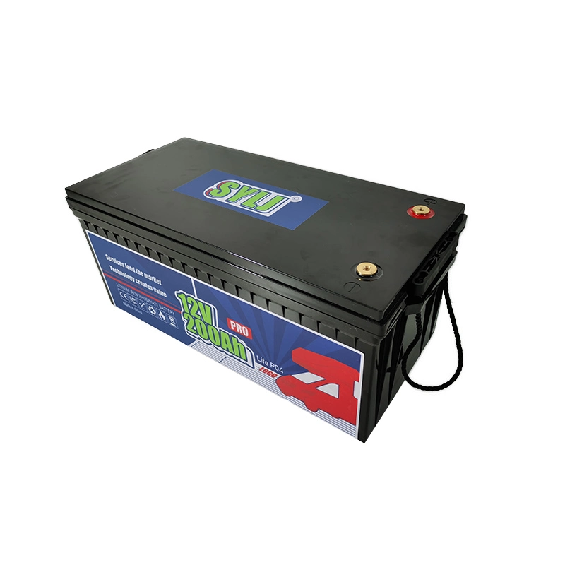 12V 200ah Batterie au lithium fer phosphate intelligente pour VR avec Bluetooth