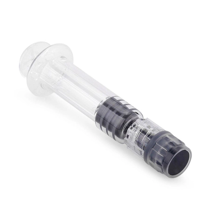 Non-Medical 1ml Glass Luer Lock Syringe 1000 PCS Borosillicate Reusable Pyrex Heat Resistant Tube for Lab