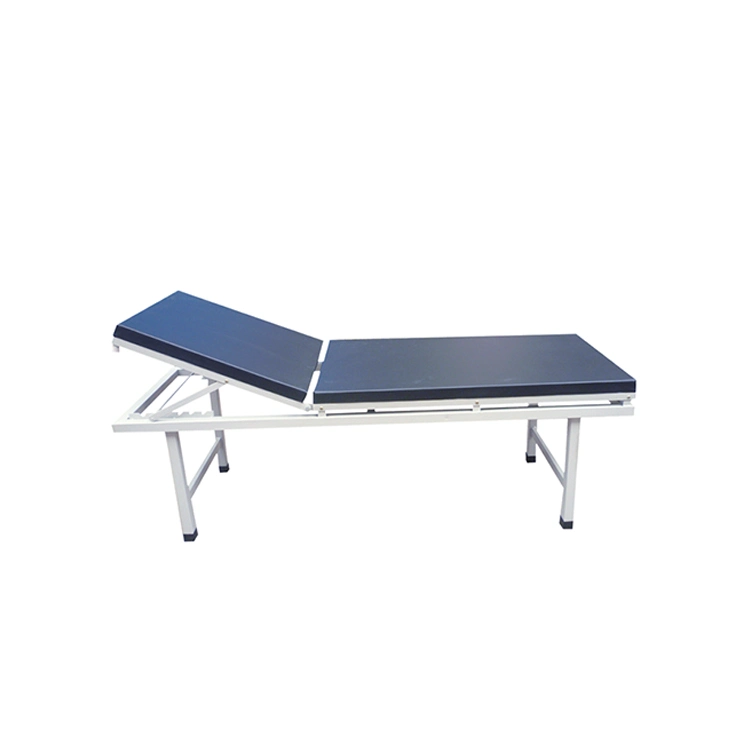 Mesa de exame da cama clínica em aço inoxidável com encosto ajustável Mesa de massagem