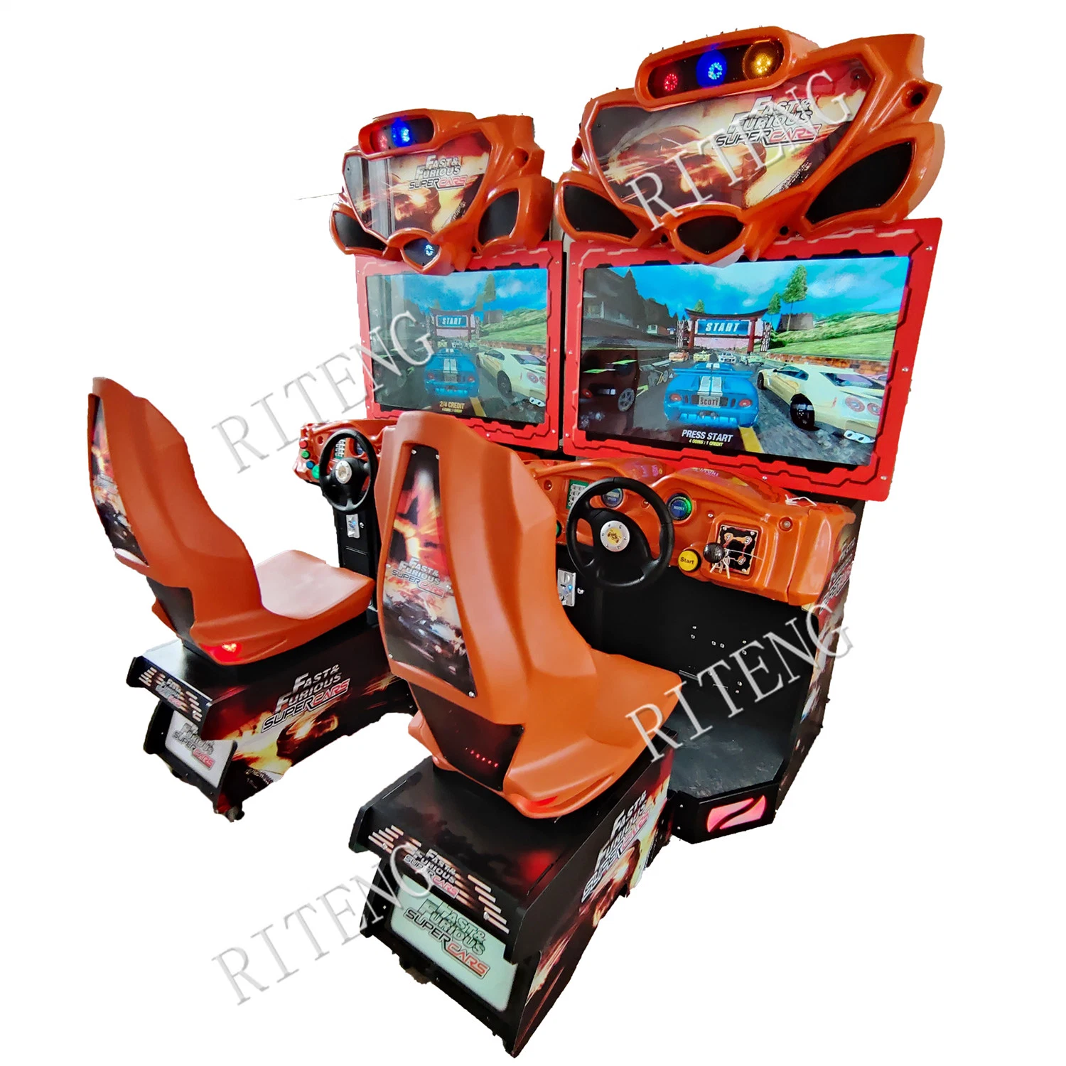 Coin Operated 42" HD LCD Car Racing Simulator Car Race Game Machine