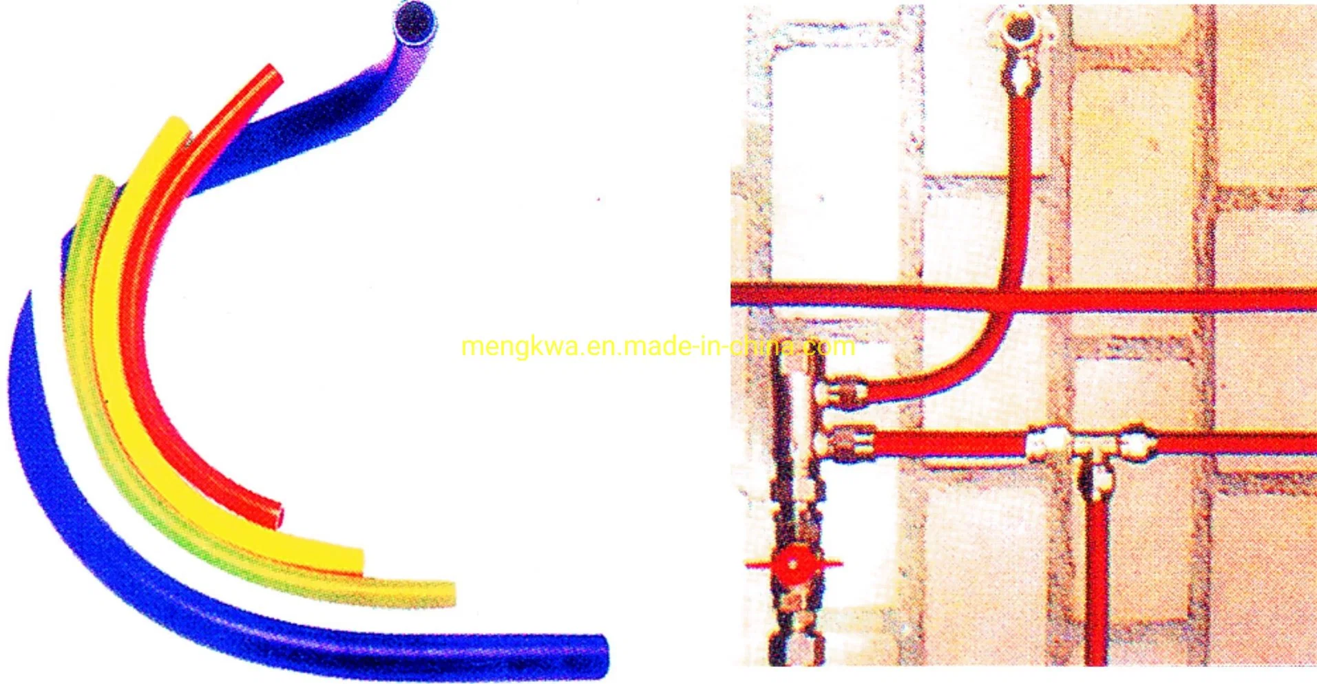 Cordon de production de tuyaux composites aluminium-plastique pour soudage par chevauchement PEX