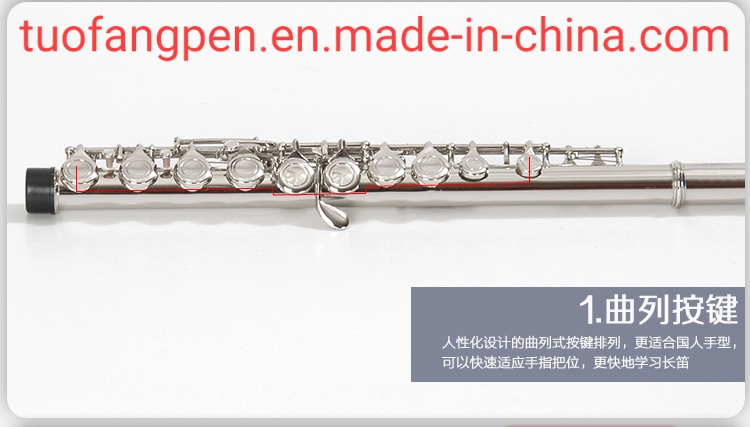 C-Foot off-Set G Closed Hole 16 Hole High quality/High cost performance  Metal Long Flute