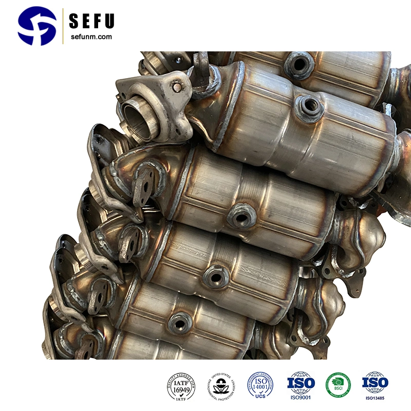 Sefu China Gasoline Catalyst Manufacturing Regular Size Fast Delivery Diesel Oxidation Catalysts Honeycomb Cordierite Car 3 Way Catalytic Converter