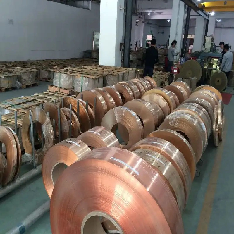 Original Factory T1, T2, C10100, C10200, C10300, C10400, C10500, C10700, C1 Gauge 0.5 mm Thick Industrial Copper Wire Copper Strip