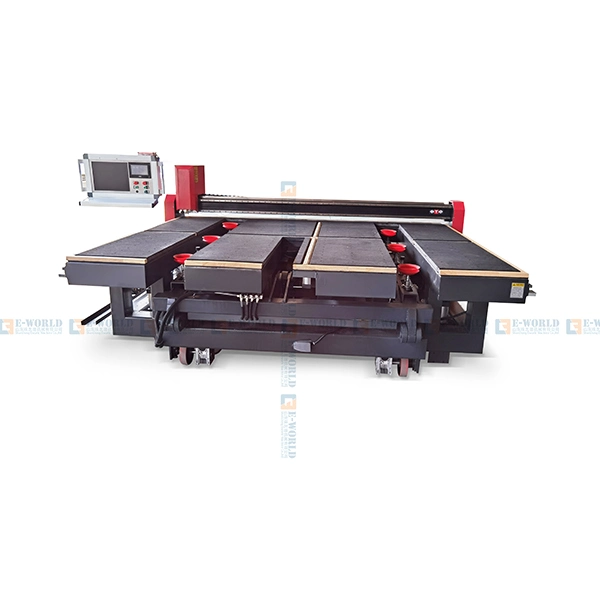 CNC2620 Integrated Glass Cutting Table Tools Breaking Loading All