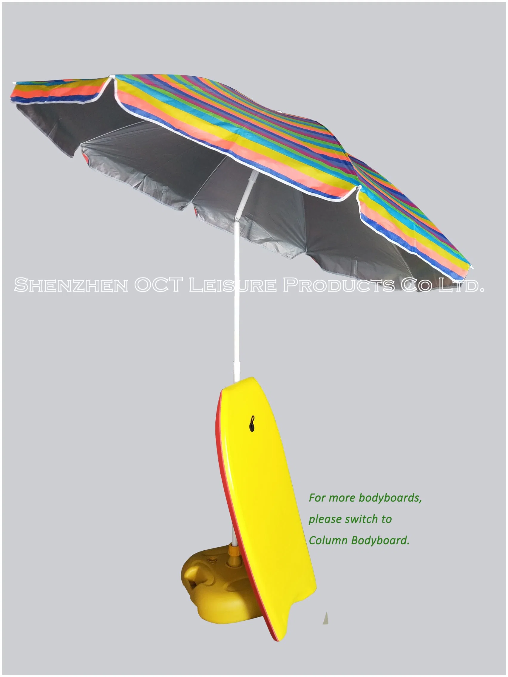 Quality Stripe Beach Umbrella for Leisure Activity (OCT-BUNUVS03)