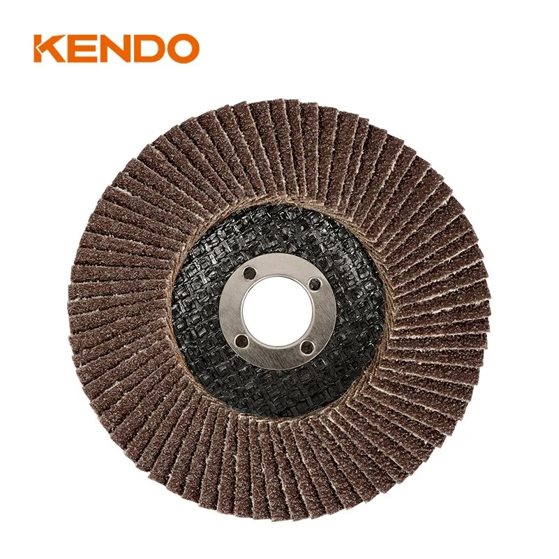 Kendo Aluminum Oxide Flap Disc Suitable for Working in Stainless Steel, Steel, Cast Iron and Sheet Steel