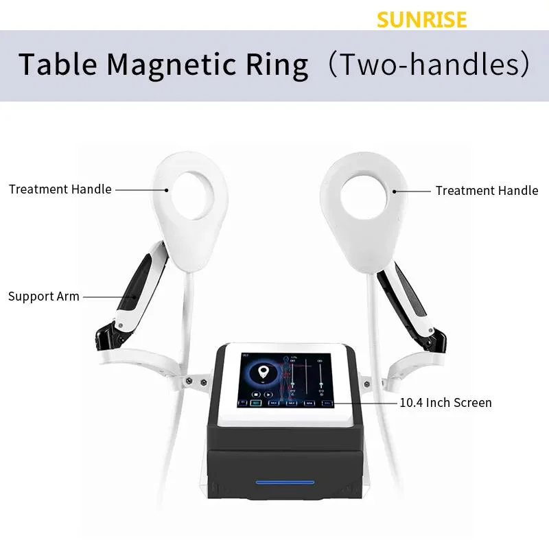 Portable New Technology Professional Electromagnetic Magnetic Ring EMS Weight Loss Body Shaping Physical Therapy Muscle Building Magnetic Rings Pain Relief