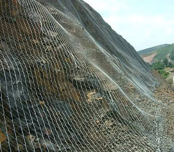 Slope Protection Wire Mesh Mesh Stainless Steel Rope Cable Wire Net Flexible