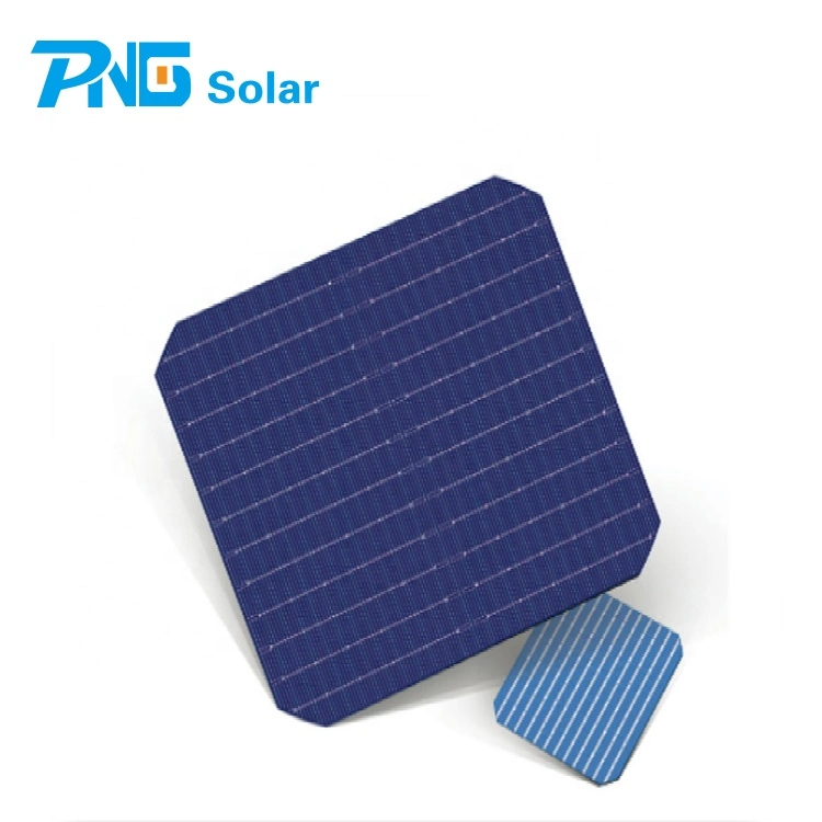 خلية شمسية PNG 158.75 مم 5bb PERC بلوري أحادي في شركة Silicon Solar الخلايا كفاءة عالية تصل إلى 22.6%