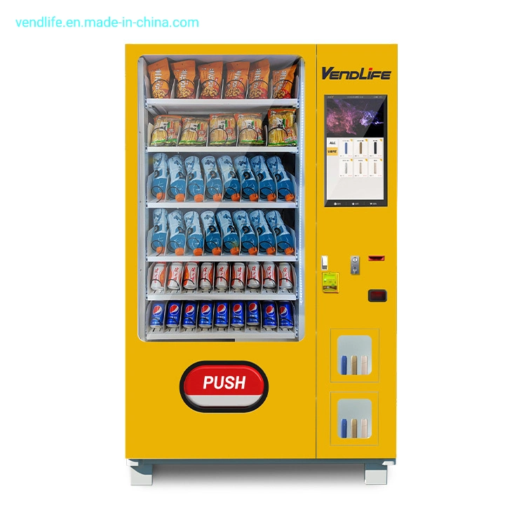 Outdoor Park Self Vending Machine Business for Foods and Drinks Nail Art Vendlife Vending Machine