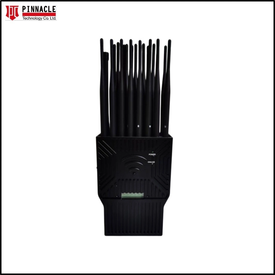 21-Antennen Handheld All-in-On Full Band UHF/VHF/GPS/WiFi-2,4G-5,8g Cellphone Signal Jammer