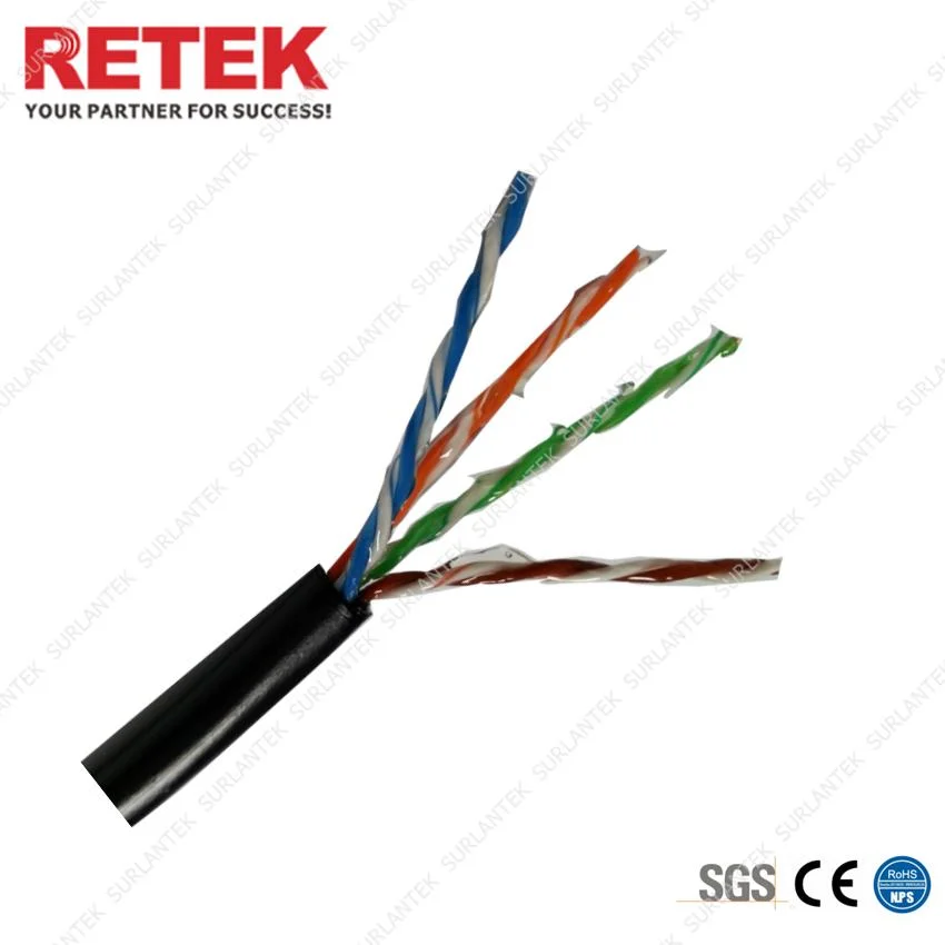 Outdoor Waterproof Jelly Filled UTP Cat5e LAN Cable