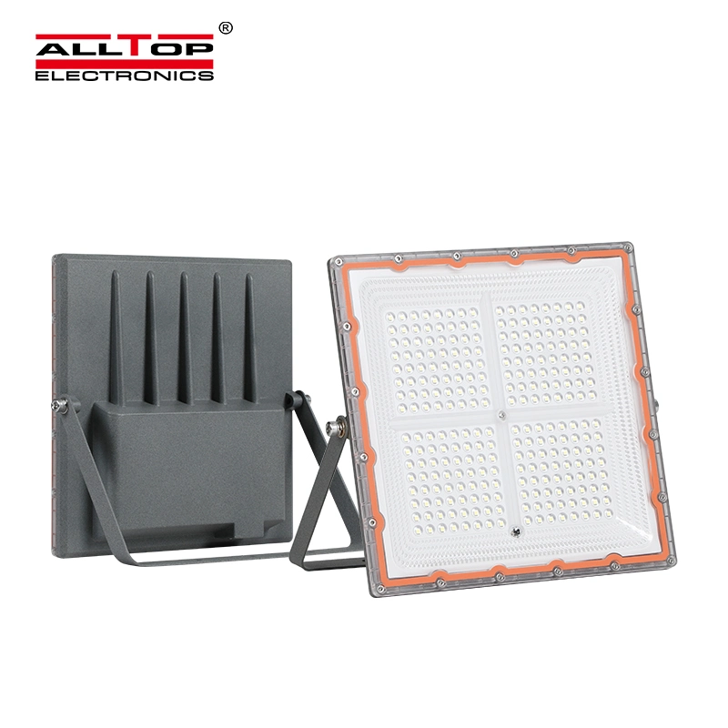 Hot Sale High quality/High cost performance  SMD IP65 Outdoor Waterproof 150 200 W Aluminum LED Solar Floodlights