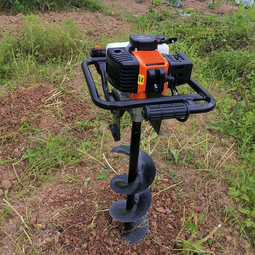 Earth Auger 52cc Tree Planting Post Hole Digging Machines