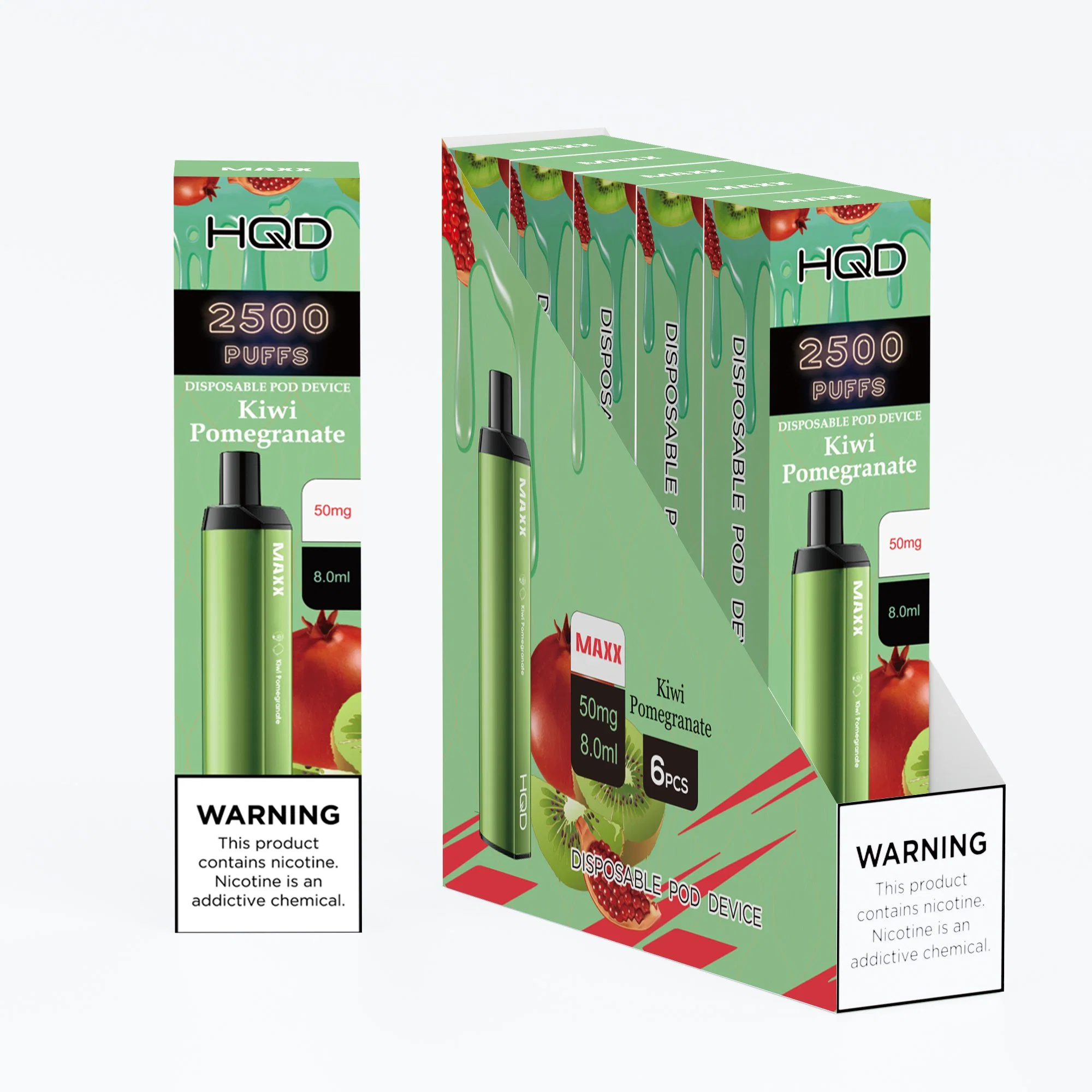 Hqd Wholesale Fumar 2500 inhalaciones Vape vaporizador eléctrico Pen Shenzhen E Cigarrillo electrónico