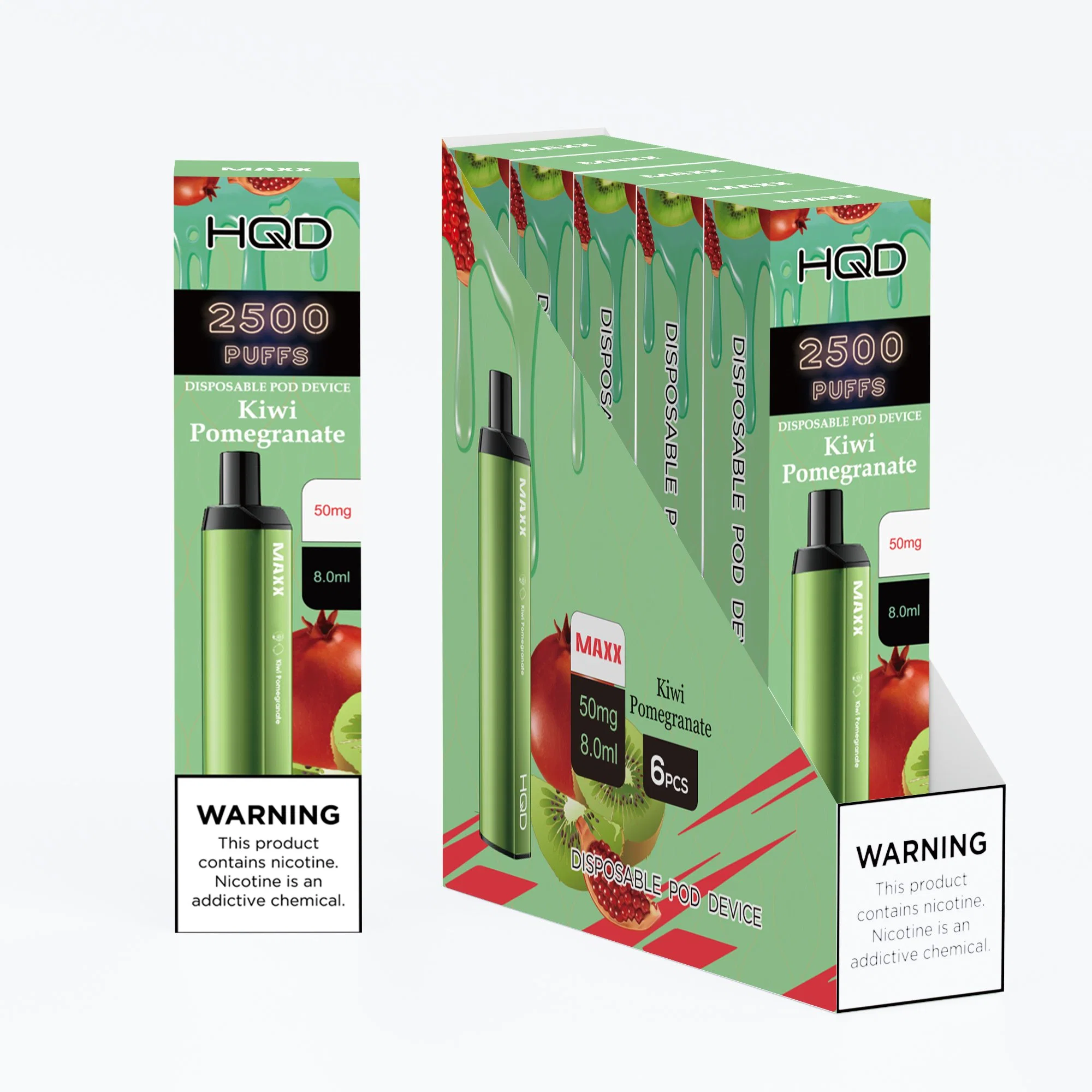 Оптовая торговля Hqd курения 2500 Puffs Vape перо электрический испаритель электронной Шэньчжэнь E прикуриватель первого ряда сидений