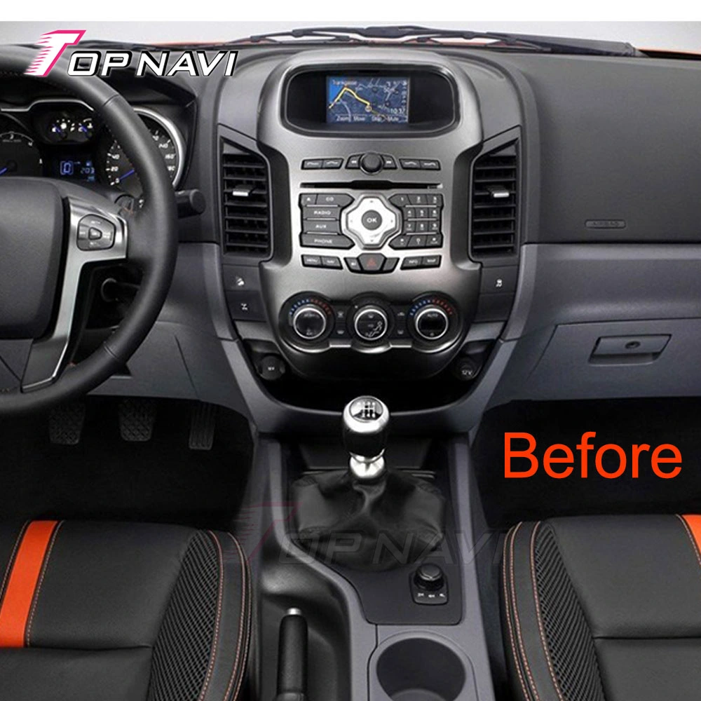 Système de navigation stéréo à écran tactile Android de 12.1 pouces pour voiture Ford Ranger F250 2012 2013 2014 2015 2016 Audio Auto Lecteur DVD de voiture vidéo