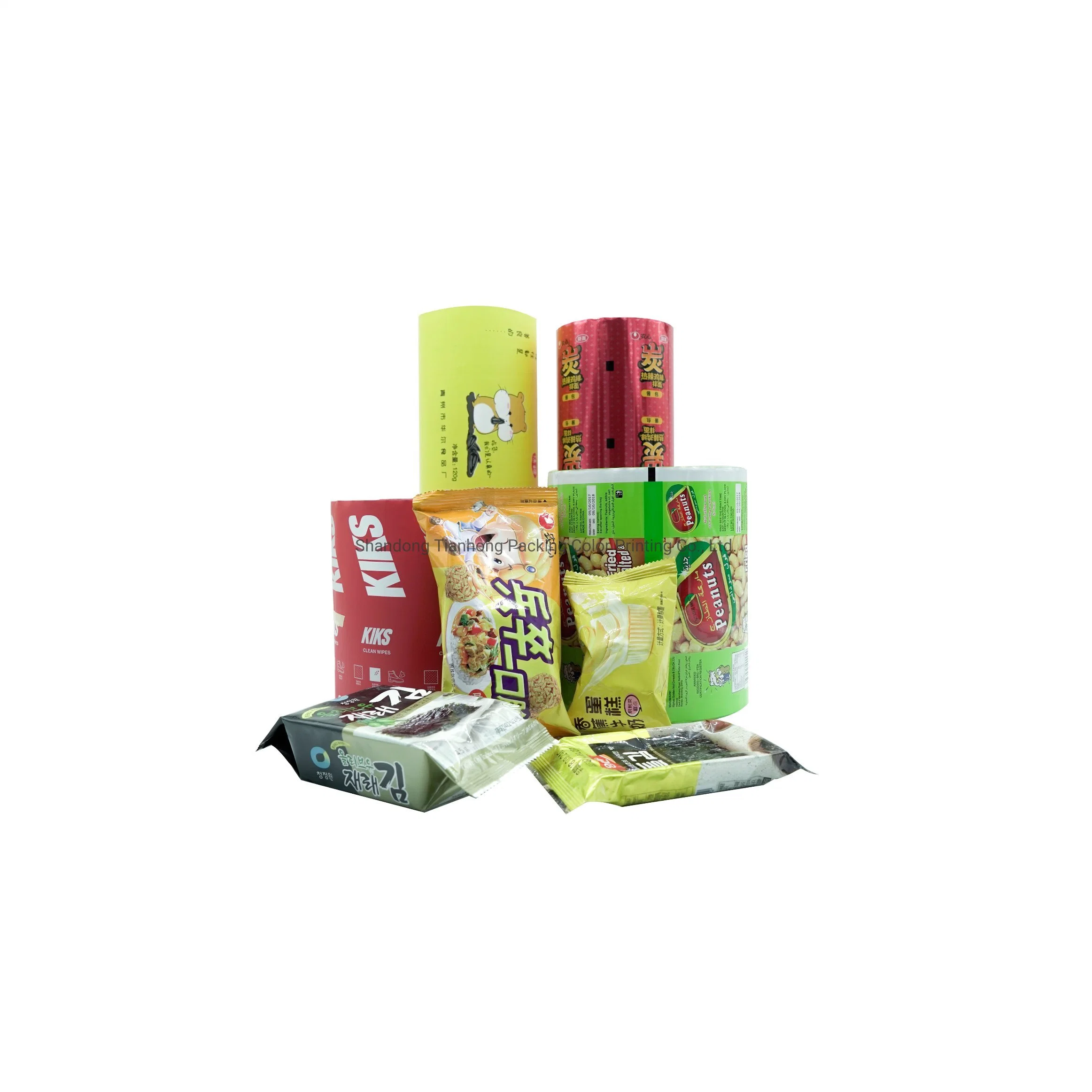 Printing Service Customized Food Plastic Laminated Roll Film