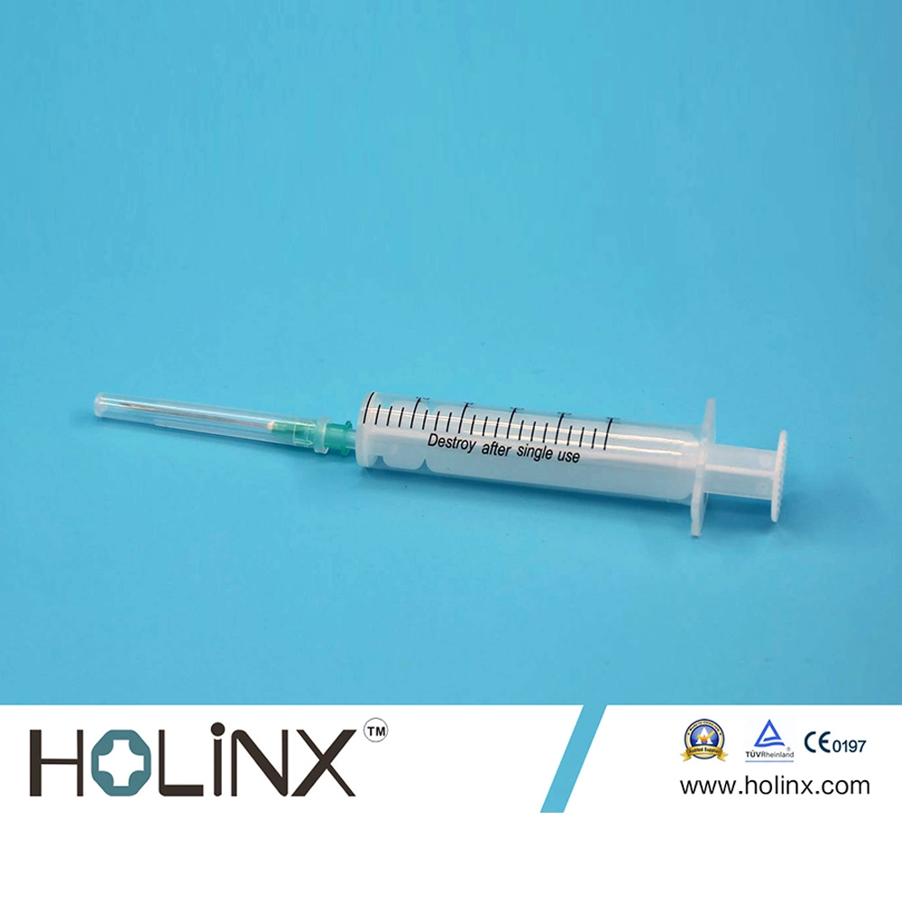 2 Part Disposable Plastic CE &ISO with/Without Needle Syringe