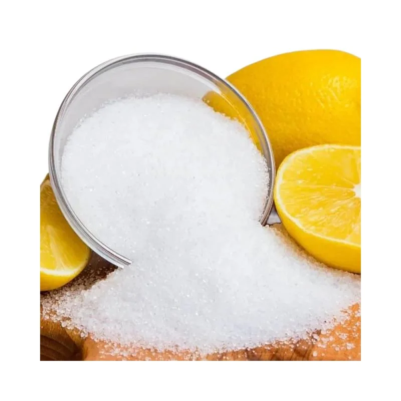 Food Additive Organic Lemon Salt Raw Material 20mesh Citric Acid