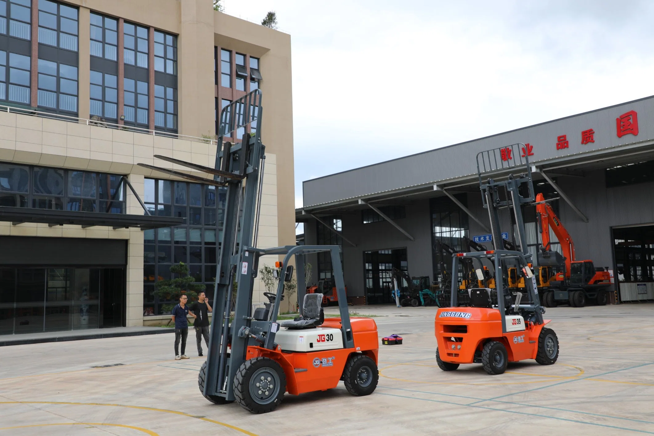 Jg-K35 3.5ton New Engine Chinese Forklifts Portable Hydraulic Diesel Forklift Truck for Sale