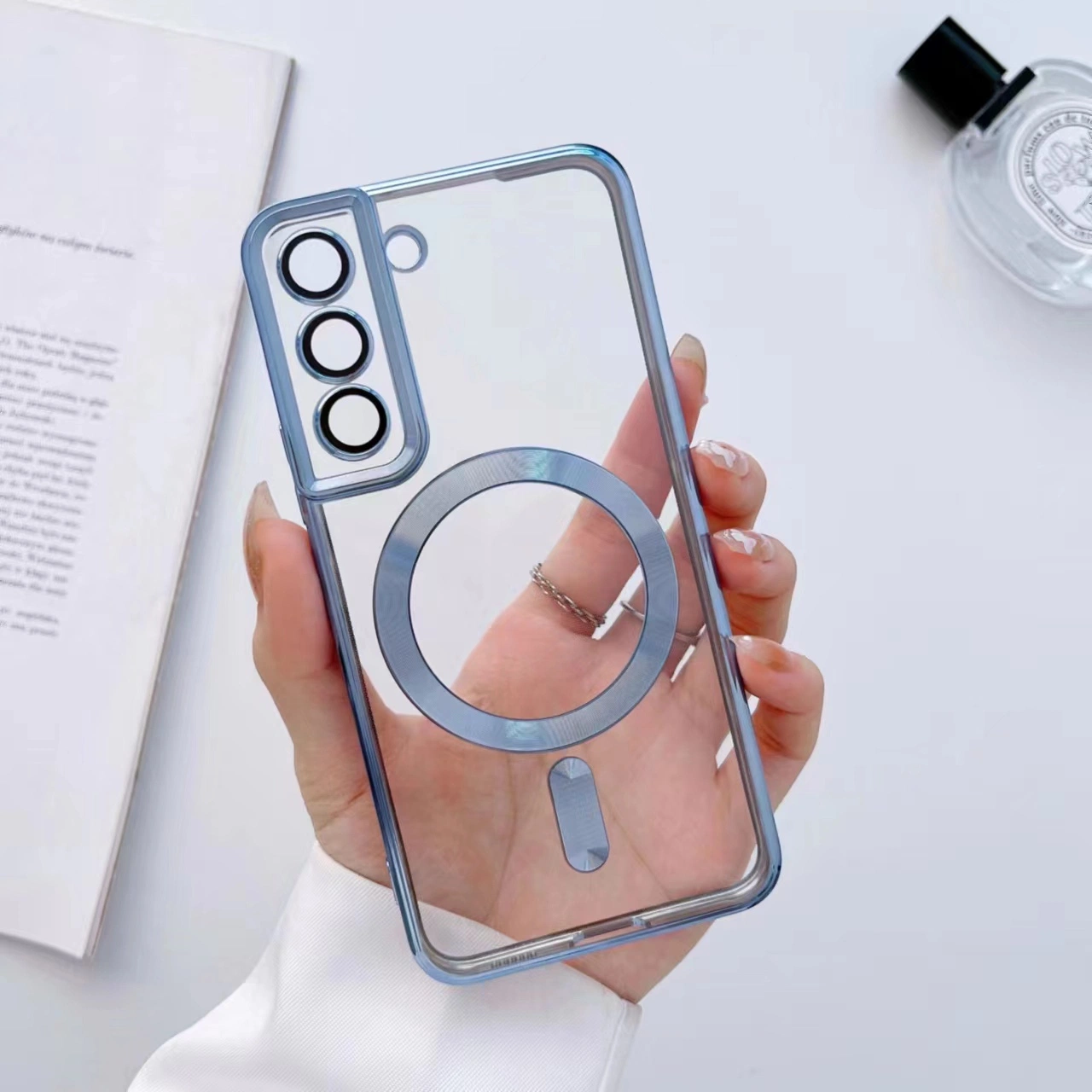 Clear Magsafe Phone Cases for Samsung S21 Mobile Cell Mobile Phone Accessories Phone Cover