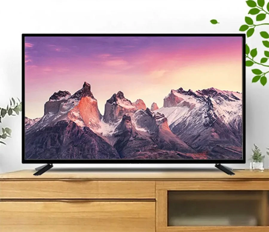 4K 55 pouces LED Smart Digital TV Panneau de qualité A à 100% pour bureau / affichage TV / maison