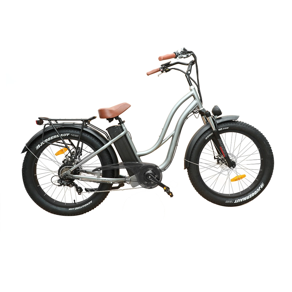 48V Mountain Fat Tire Electric Sport eBike 500W für Frauen