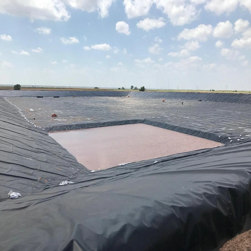 Smooth White Black Green Blue HDPE LLDPE Waterproof Geomembrane