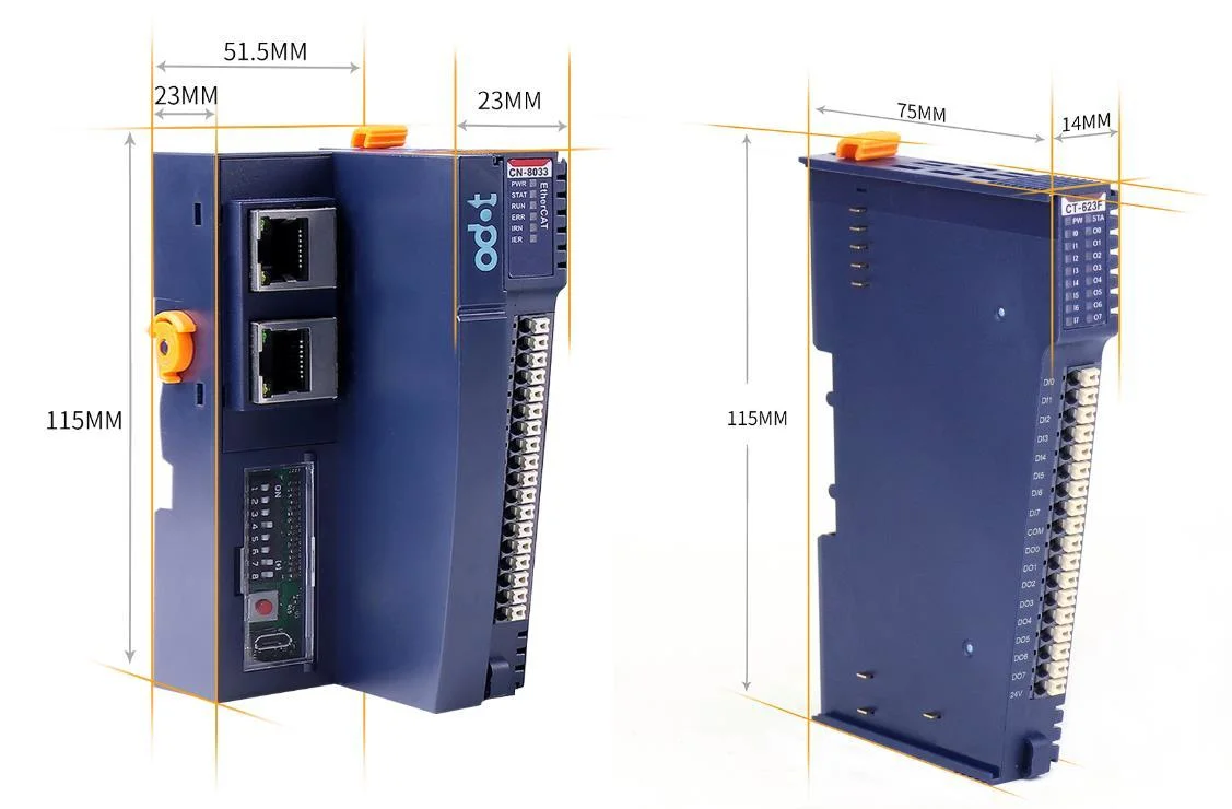 High quality/High cost performance Remote Io System with Bus Coupler Ethercat for PLC Ab G&E Omron