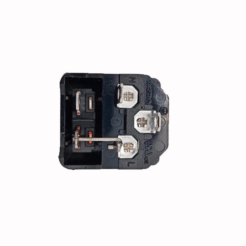 AC250V 10A 3 Pins Terminals Panel Mount IEC C14 Male Inline Adapter Plug Power Socket Connectors UL CE CCC En