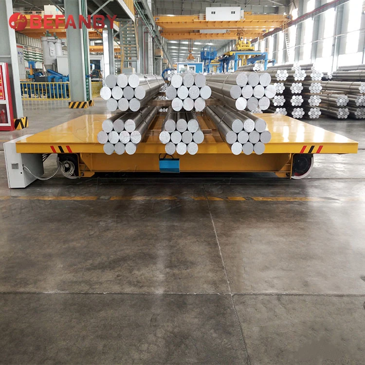 Taller personalizado eléctrico Industrial Coil Rail Transfer Cart on Rails