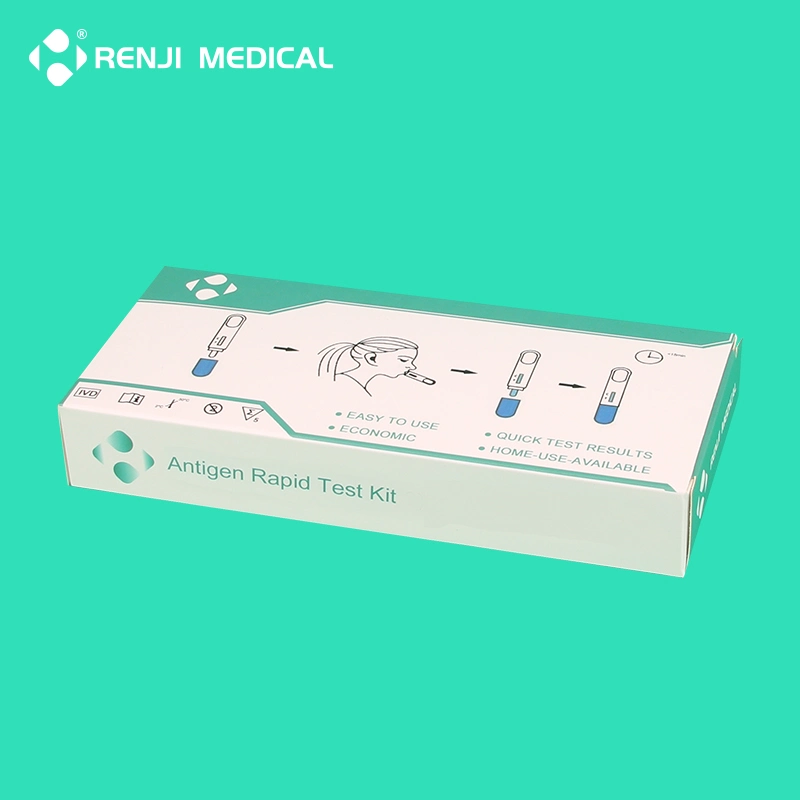Renji Brand Lollipop Type Antigen Test Kit Saliva Easy Test Device Antigen Rapid Test