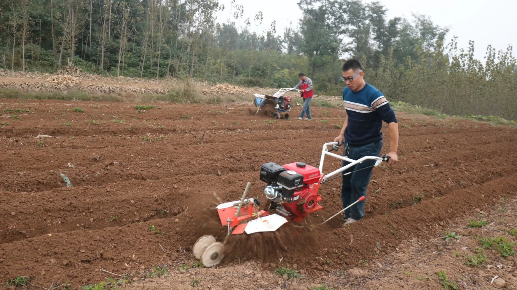 La agricultura cultivadoras de arado a motor Mini lanza