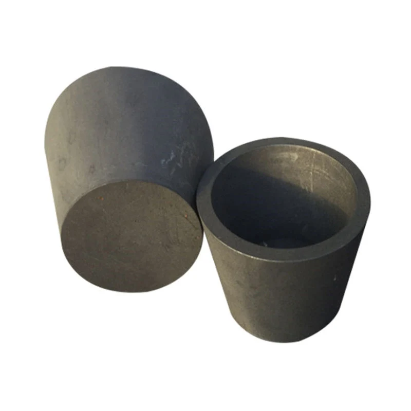 Crisol de grafito de alta densidad de aluminio para personalizar el grafito Pot