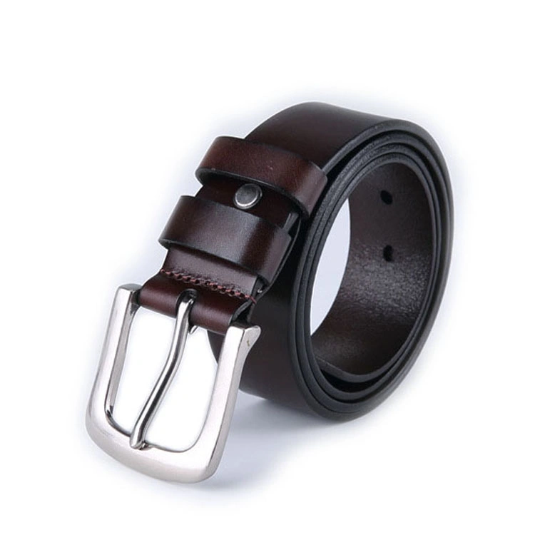 Factory OEM Design Cheap Price Mens Designer Brown Leather Belts