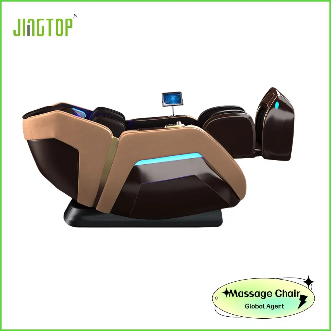 Jingtop Factory Price 3D 4D New Design Built in Heater Ai Vocie Control Home Massage Chair